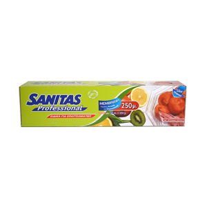 Μεμβράνη τροφίμων sanitas 30cm x 250m